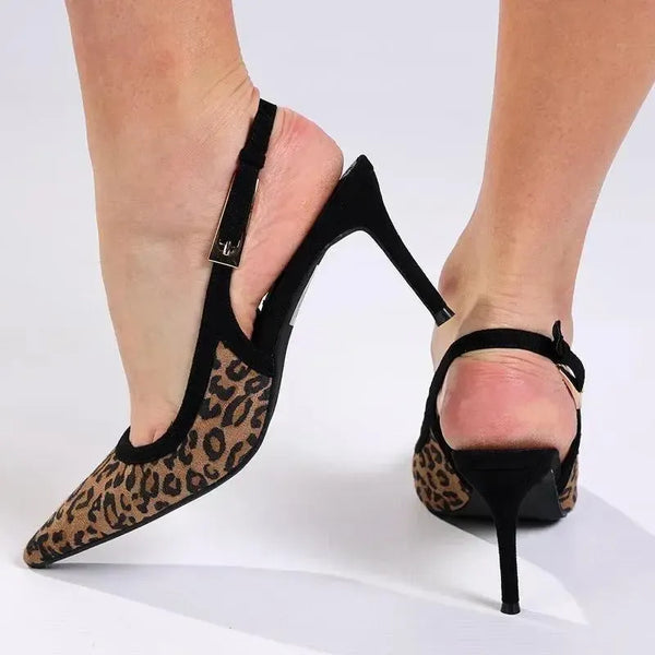 Madison Genevieve Lami Slingback - Leopard
