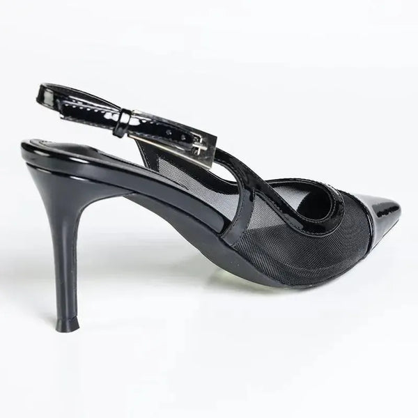 Madison Genevieve Slingback - Black