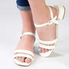 Madison Gentry Sandal - White