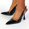 Madison Geraldine Hour-Glass Heel - Black