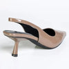 Madison Germani Pointy Toe Slingback - Dark Taupe