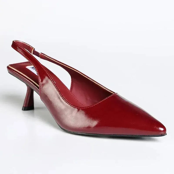 Madison Germani Pointy Toe Slingback - Red