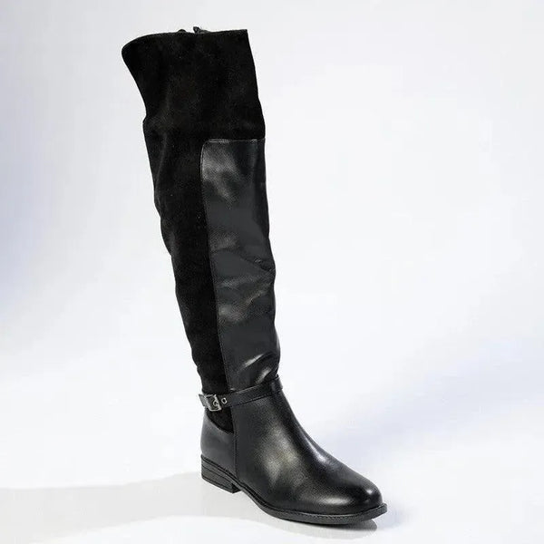 Madison Gianna Full Length Boot - Black