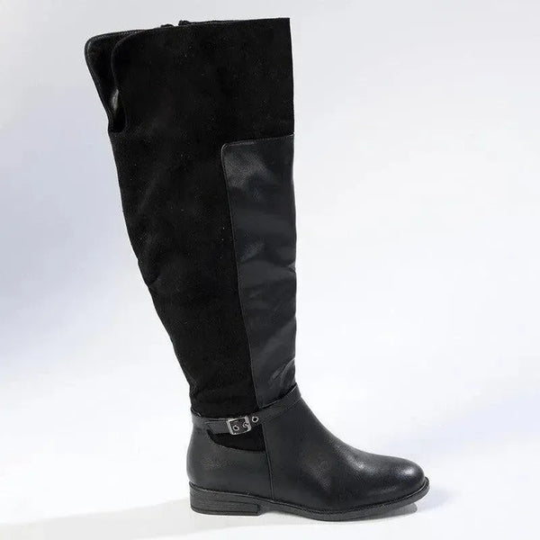Madison Gianna Full Length Boot - Black