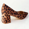 Madison Ginger 2 Block Heel Court - Leopard