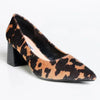 Madison Ginger Block Heel Court - Leopard