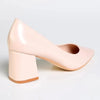 Madison Ginger Block Heel Court - Nude