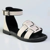 Madison Girls Closed Back Ankle Strap Sandals - Beige