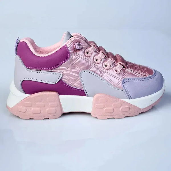 Madison Girls Nylon Multi Sneaker - Purple Multi