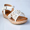 Madison Girls Vynal Wedge - White
