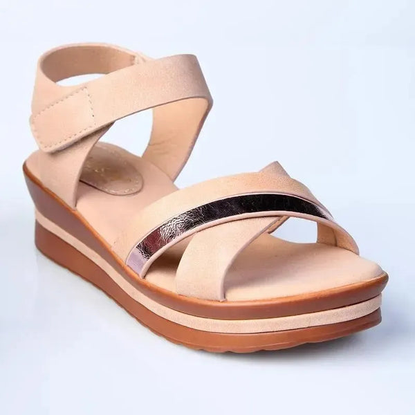 Madison Girls Wedge Party Sandal - Pink