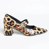 Madison Glinda Twin Buckle Mary Jane - Leopard