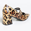 Madison Glinda Twin Buckle Mary Jane - Leopard