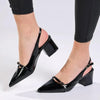 Madison Goddess Slingback - Black