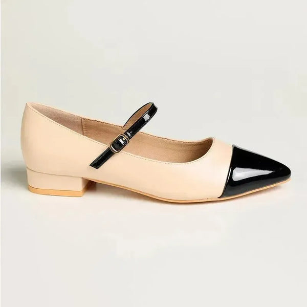Madison Grayson Heel Pump - Black/ Off White