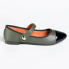 Madison Griselda Mary Jane Pump - Black/ Olive