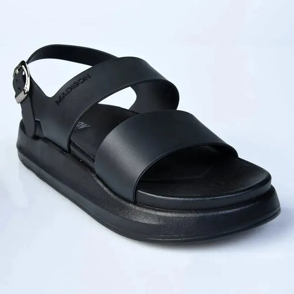 Madison Halter Sandal - Black