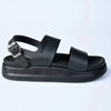 Madison Halter Sandal - Black