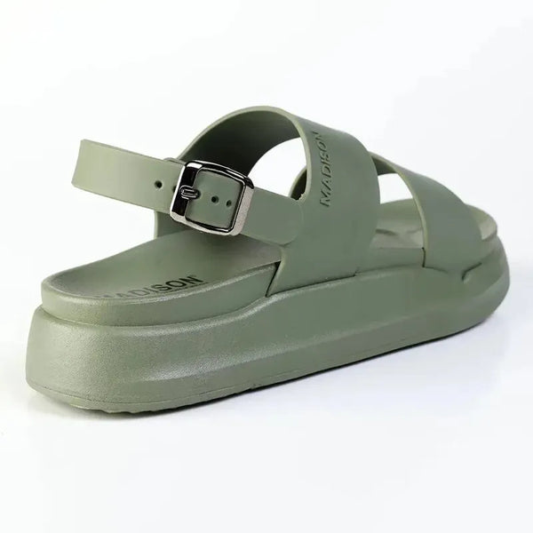 Madison Halter Sandal - Olive