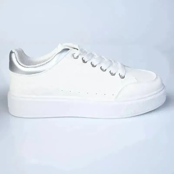 Madison Heart of New York Brynn Platform Sneakers - White