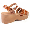 Madison Heart of New York Stacked Platform Sandals - Tan