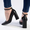 Madison India Block Heel - Black-Madison Heart of New York-Buy shoes online