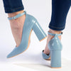 Madison India Block Heel - Blue-Madison Heart of New York-Buy shoes online
