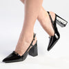 Madison Inga Block Heel - Black-Madison Heart of New York-Buy shoes online