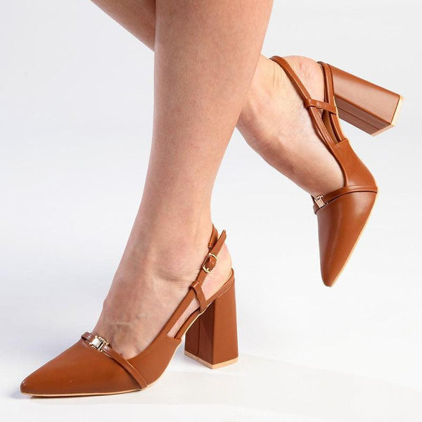 Madison Inga Block Heel - Tan-Madison Heart of New York-Buy shoes online