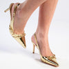 Madison Ingrid Stiletto - Gold-Madison Heart of New York-Buy shoes online