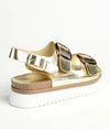 Madison Jaden Slingback Sandal - Gold