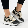 Madison Janey Sneaker - Black Multi