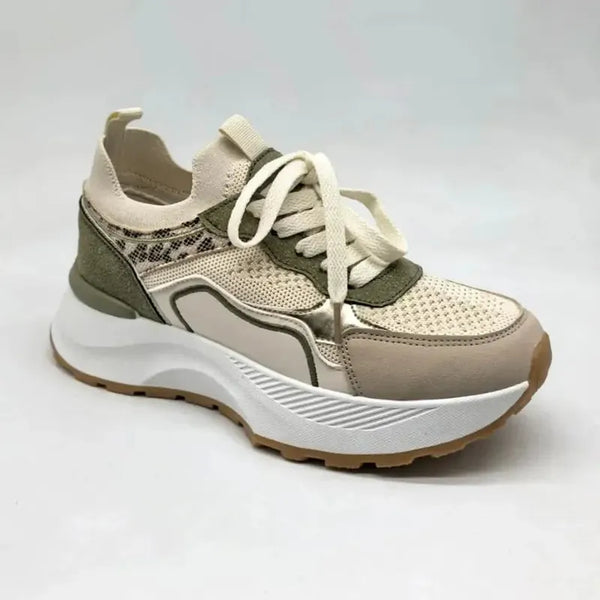 Madison Janey Sneaker - Nude Multi