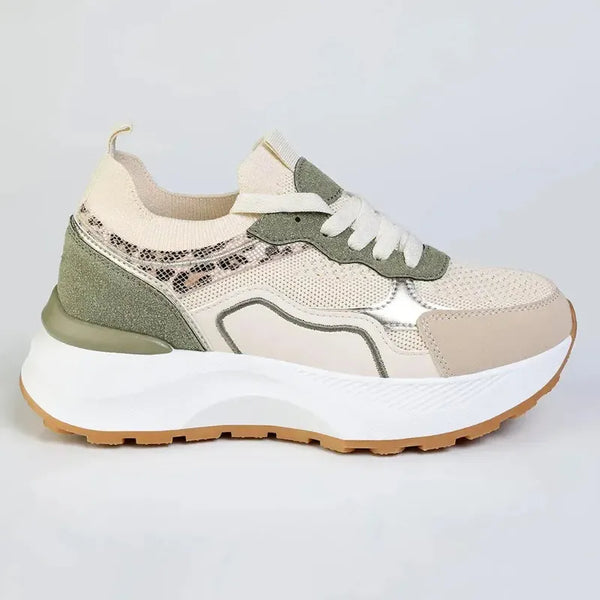 Madison Janey Sneaker - Nude Multi