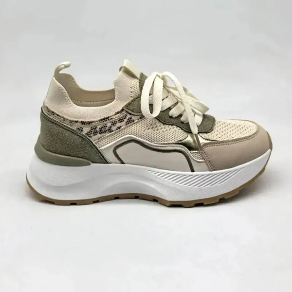 Madison Janey Sneaker - Nude Multi
