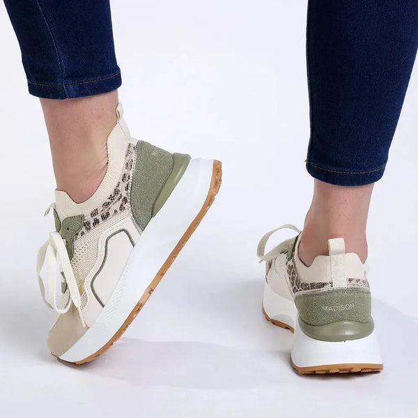 Madison Janey Sneaker - Nude Multi