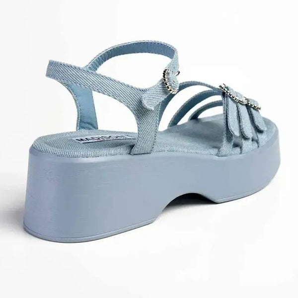 Madison Jaquenette Sandal - Light Blue