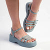Madison Jaquenette Sandal - Light Blue