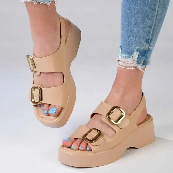 Madison Jaquine Sandal - Nude