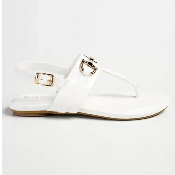 Madison Jayzee Sandal - White