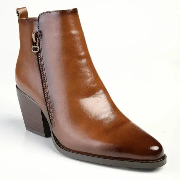 Madison Jeffie Ankle Boot - Tan