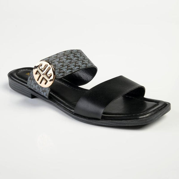 Madison Jen Double Strap Sandal - Black Multi-Madison Heart of New York-Buy shoes online