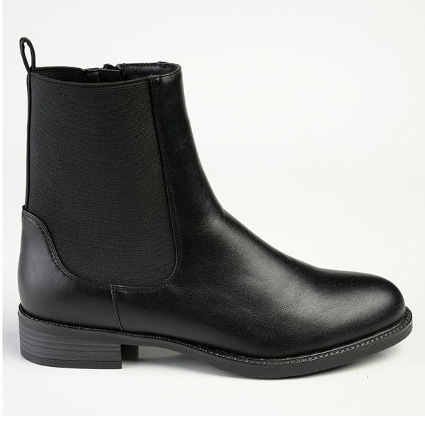 Madison Jenny Lee Plain Gusset Ankle Boot - Black-Madison Heart of New York-Buy shoes online