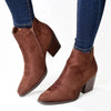 Madison Jett Ankle Boot - Chocolate