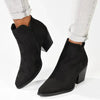 Madison Jett Cuban Heel Ankle Boot - Black