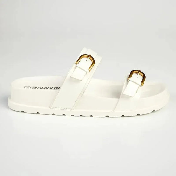 Madison Joanie Sandal - White