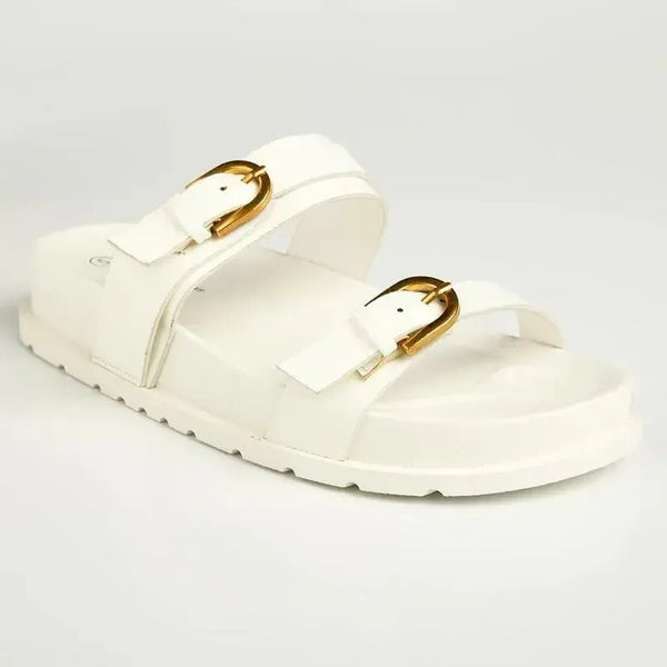 Madison Joanie Sandal - White