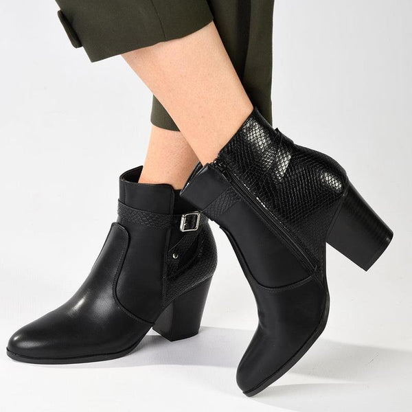 Madison Jobeth Ankle Boot - Black-Madison Heart of New York-Buy shoes online