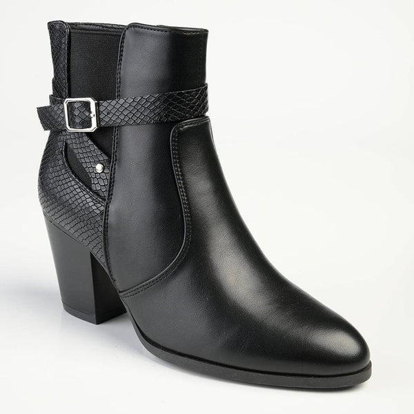 Madison Jobeth Ankle Boot - Black-Madison Heart of New York-Buy shoes online