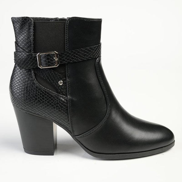Madison Jobeth Ankle Boot - Black-Madison Heart of New York-Buy shoes online